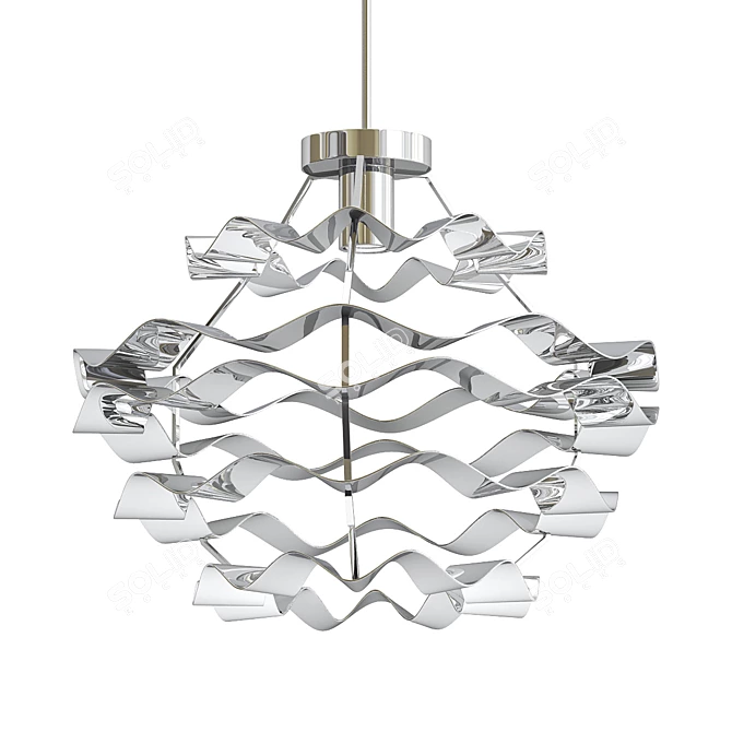 Grey Gomez Chandelier 3D model image 1