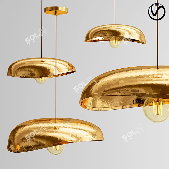 Cyrillus 2016 Pendant Light 3D model image 2