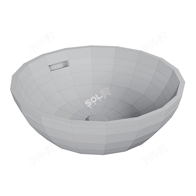 Stylish Countertop Washbasin by Laufen 3D model image 2