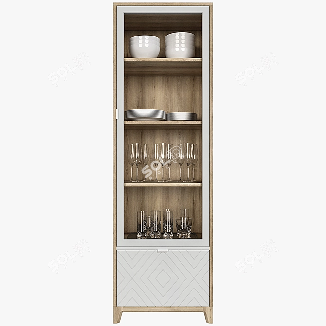 Narrow Showcase CS162: Sleek and Functional 3D model image 1