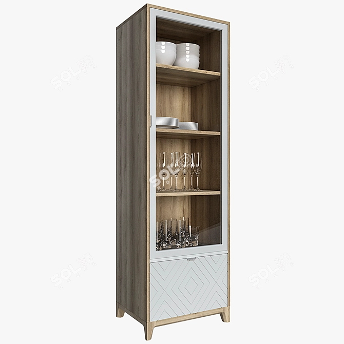 Narrow Showcase CS162: Sleek and Functional 3D model image 2