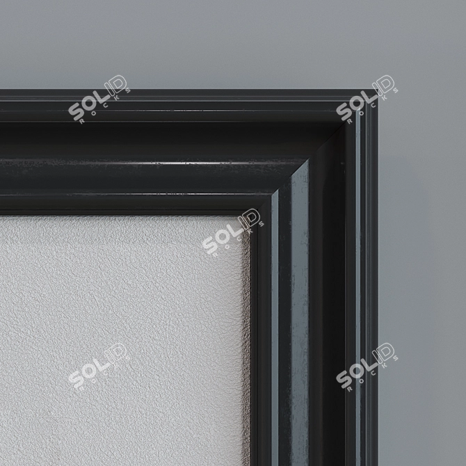 Modern 2-Picture Frame Set with Minimalist Art 3D model image 6