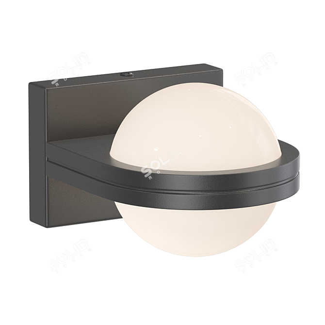 Modern LED Wall Lamp DOT 3D model image 2