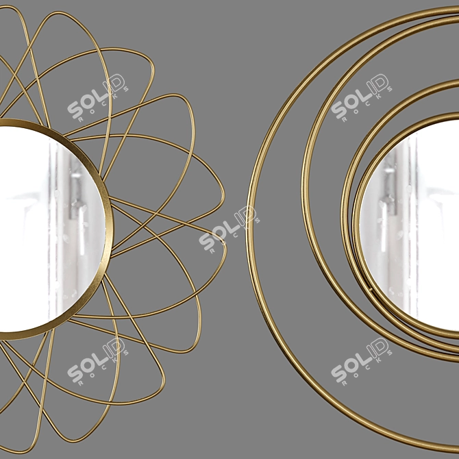 REFLECTO | ROUND MIRROR 3D model image 3