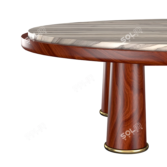 Poolside Table S060: Stylish Outdoor Furniture 3D model image 4