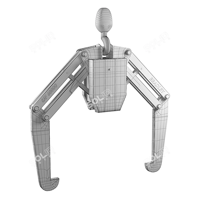 Bradley Parallelogram Coil Lifter: Efficient Handling Solution 3D model image 4