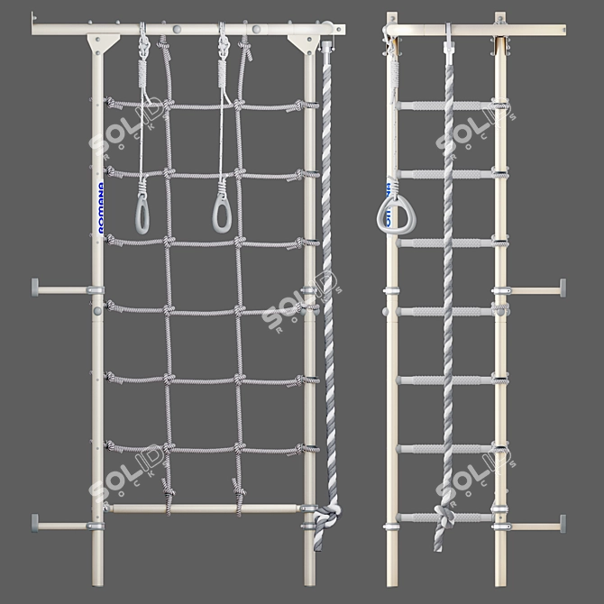 Massaging Swedish Wall ROMANA S4 3D model image 2