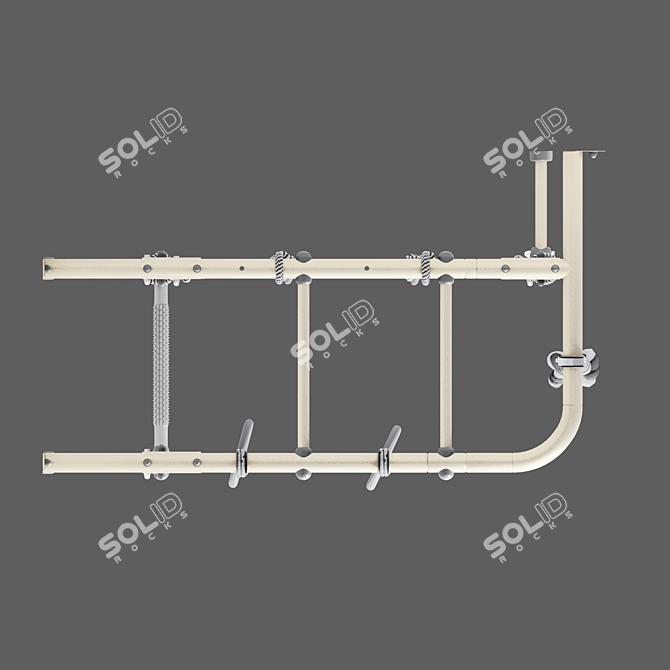 Massaging Swedish Wall ROMANA S4 3D model image 3