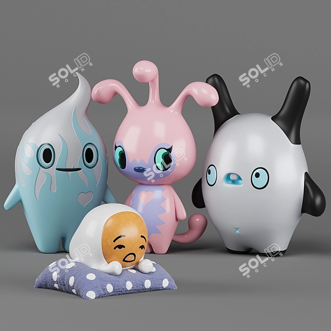 Alien Dreams Sleepy Toys 3D model image 1