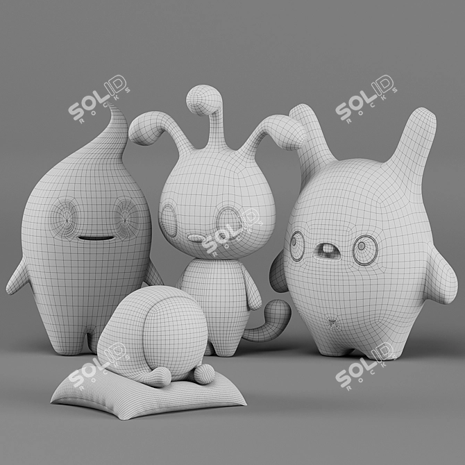 Alien Dreams Sleepy Toys 3D model image 2