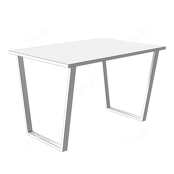 Atlant-4 Oak Nebraska OM Dining Table 3D model image 3