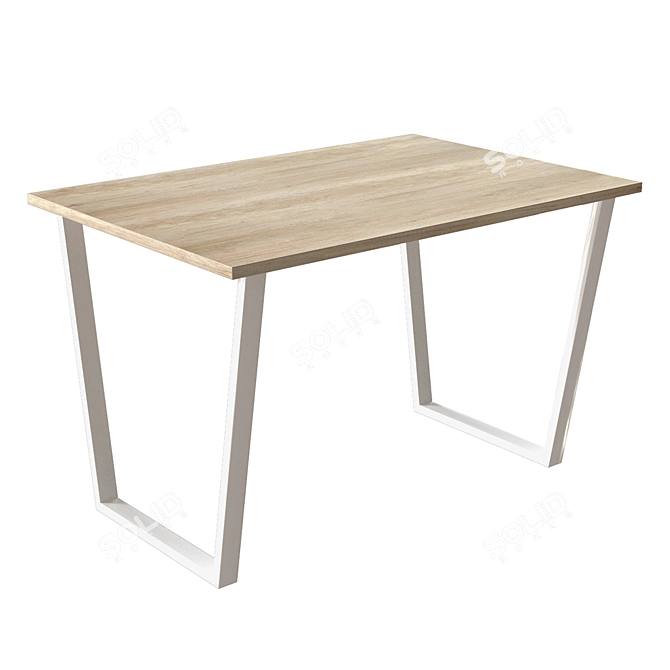 Atlant-4 Oak Nebraska OM Dining Table 3D model image 5