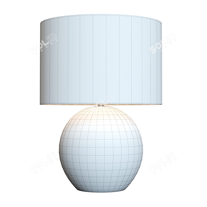 Modern Grey Table Lamp: Esphera 3D model image 5