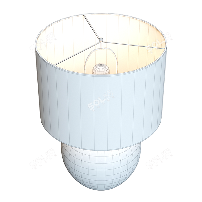 Modern Grey Table Lamp: Esphera 3D model image 6