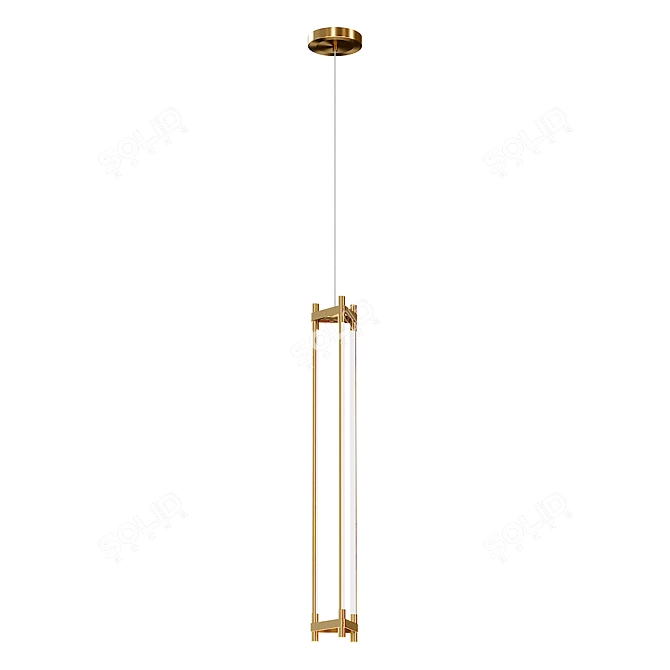 Modern Shoot Pendant Lamp 3D model image 3