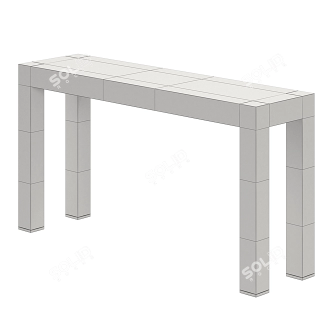 Arteriors Palmetto Console: Elegant and Functional Design 3D model image 4