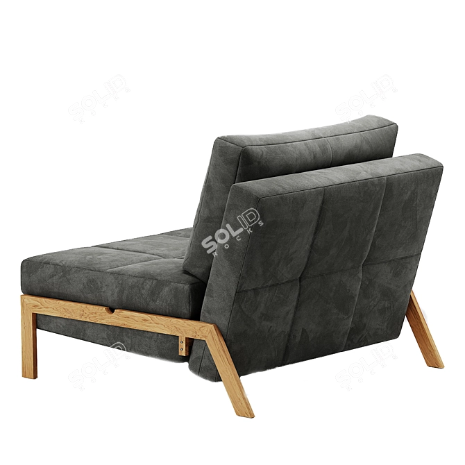 Fancy Pakoworld Sofa Bed - Stylish and Versatile 3D model image 3