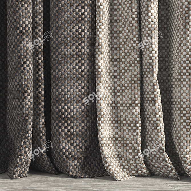 Fidivi Class Upholstery Fabric for Stunning Curtains 3D model image 5