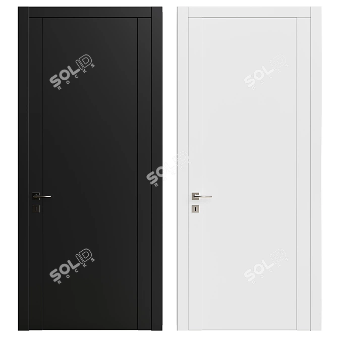 Modern Style Door 157 3D model image 1