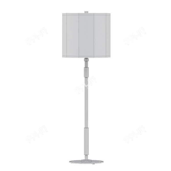 Elegant Sloane Table Lamp 3D model image 2