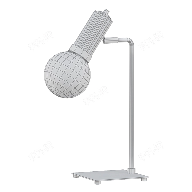 Elegant Felicity Table Lamp 3D model image 2