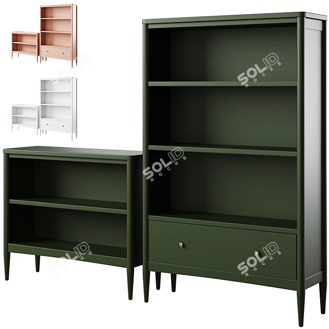 Modern Hampshire Furniture Collection - Stylish and Functional 3D model image 1