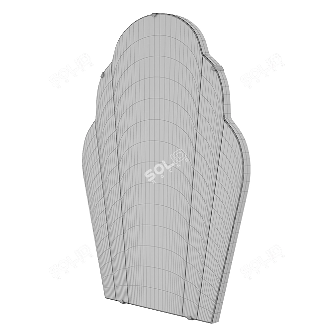 Sleek Lommaryd Mirror: 66x80 cm 3D model image 3