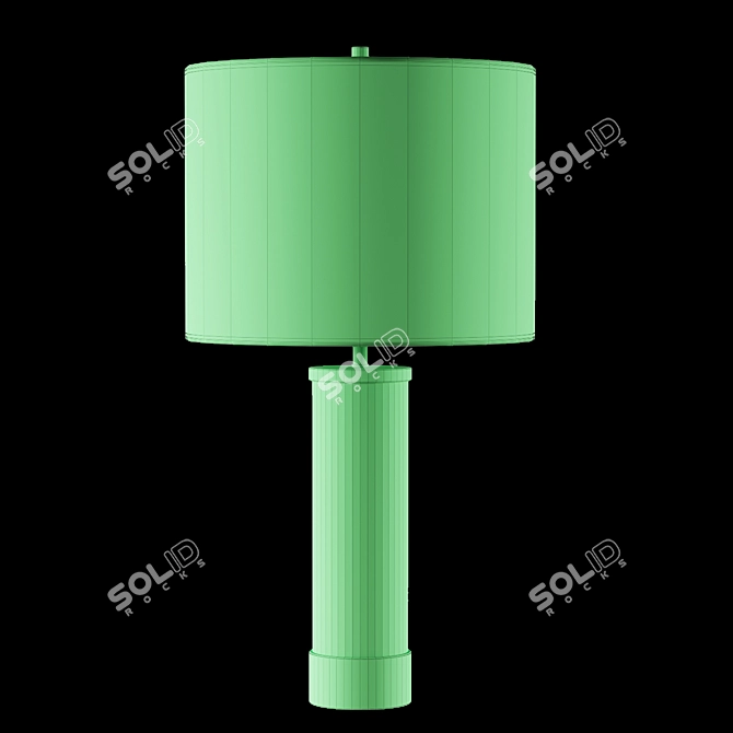 Sleek Acrylic Table Lamp 3D model image 4