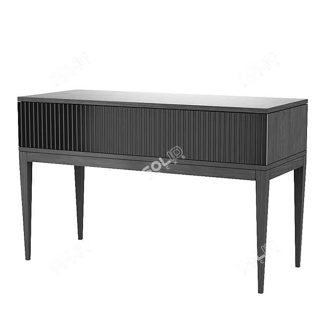 Sergio Arch.Mebel Walnut Console 3D model image 1