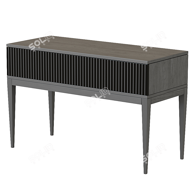 Sergio Arch.Mebel Walnut Console 3D model image 4
