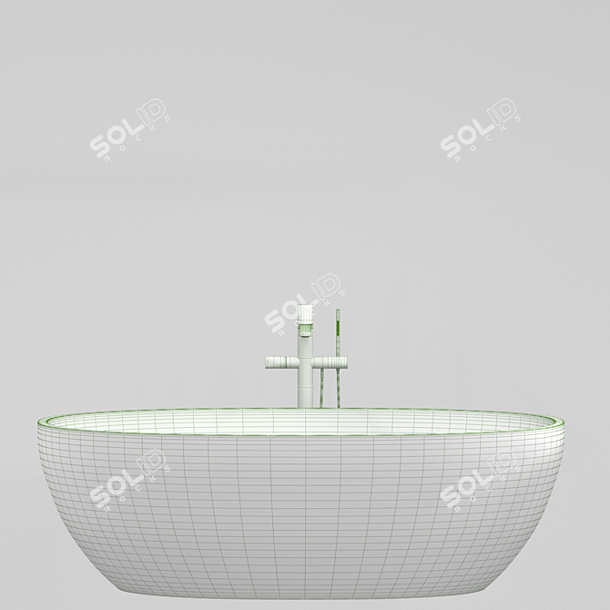 Reflex Bath: Polys 29,242, Verts 29,679 3D model image 4