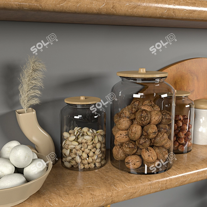 Modern Kitchen Essentials 3D model image 2