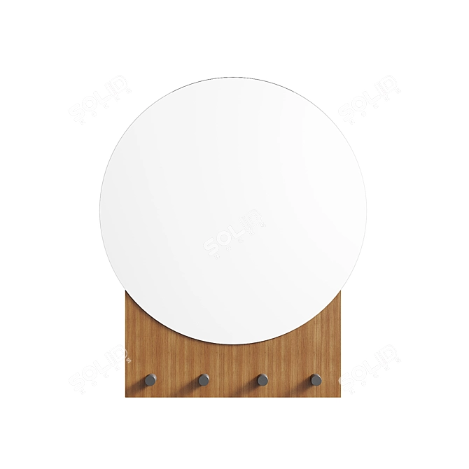 Modern Mirror Hanger Set 3D model image 4