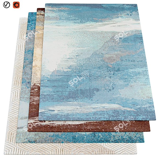 Luxury Collection | High-Quality Carpets 3D model image 1