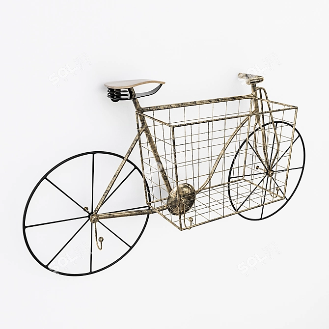 ImperiLoft Designer Bicycle Wall Decor 3D model image 4