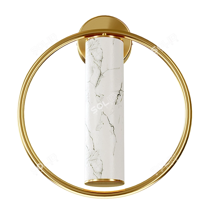 Sevia Sconce: Modern Wall Light 3D model image 4