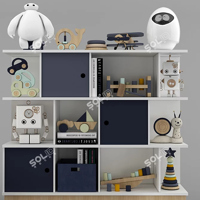 Playful Home Toy Set 3D model image 4