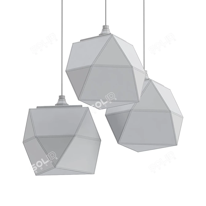 Romatti BESTO Pendant Light 3D model image 2