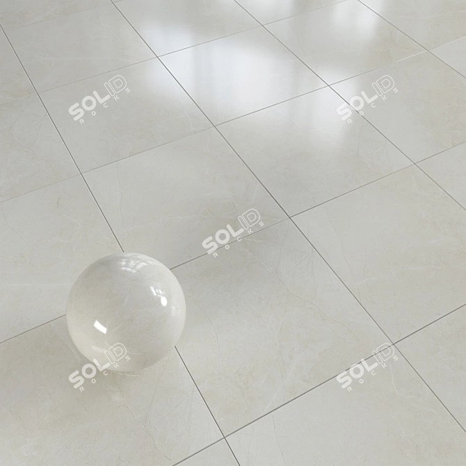 Russian Grasaro Marble Tile | 400x400mm | Vray + Corona 3D model image 5