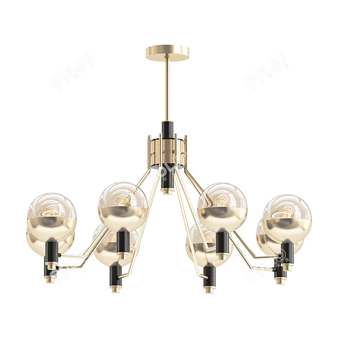 Elegant WERONTO Chandelier by Romatti 3D model image 1