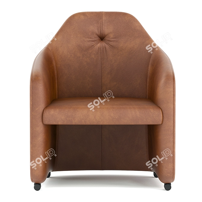 Elegant DS 279 Armchair 3D model image 2