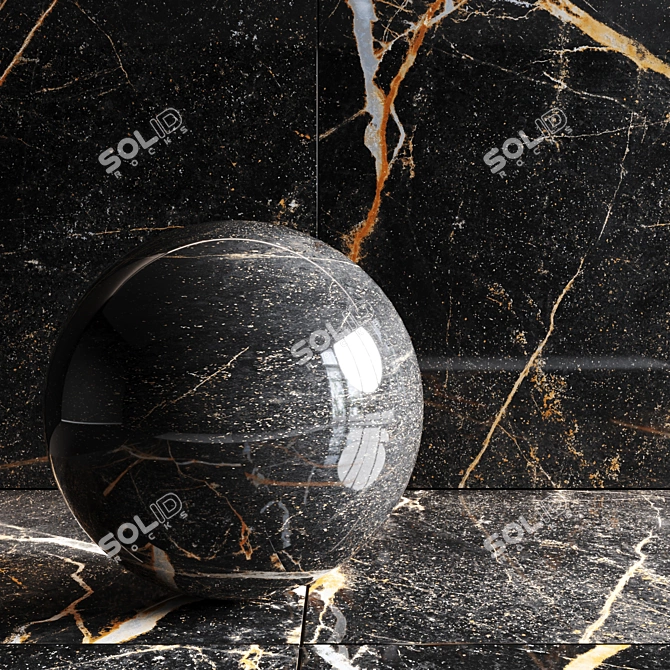 Customizable Porcelain Stoneware Tile 3D model image 2