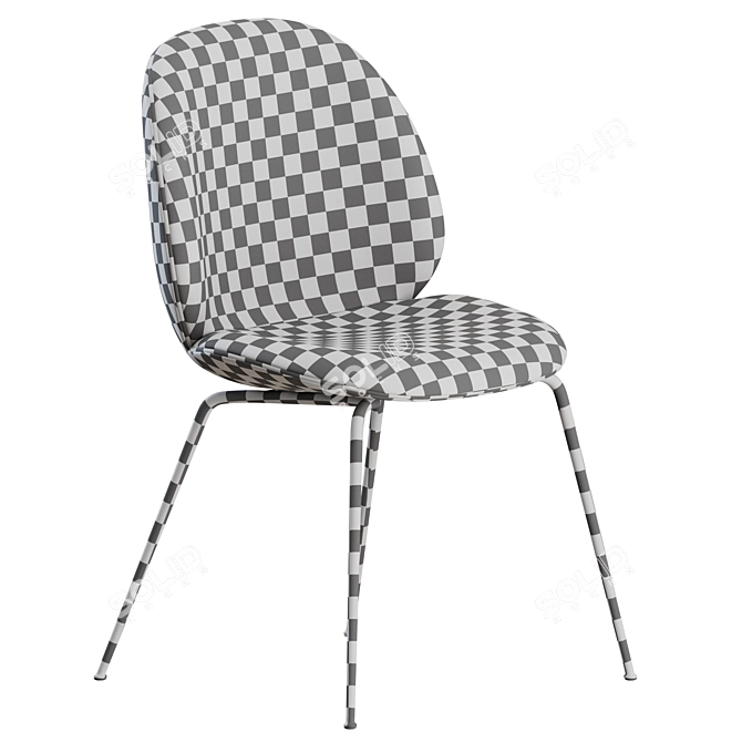 Modern Beetle Chair: Gubi Edition 3D model image 3