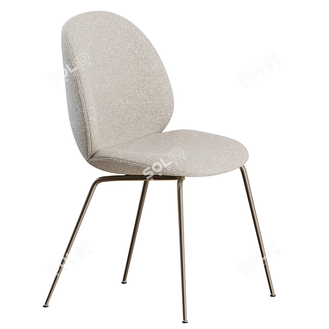 Modern Beetle Chair: Gubi Edition 3D model image 5