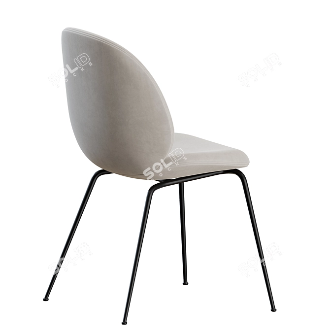 Modern Beetle Chair: Gubi Edition 3D model image 6