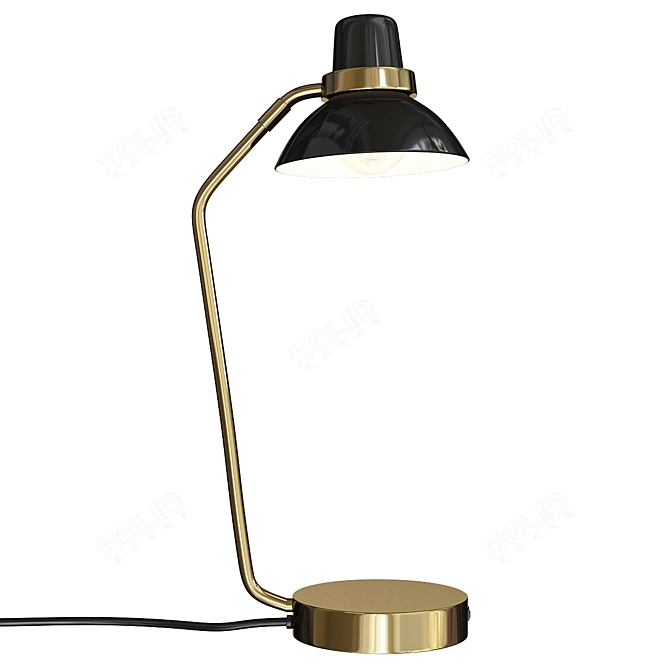 Cinda USB Task Lamp: Sleek and Functional 3D model image 1