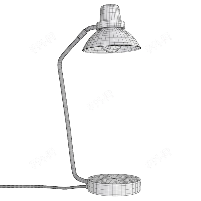 Cinda USB Task Lamp: Sleek and Functional 3D model image 2