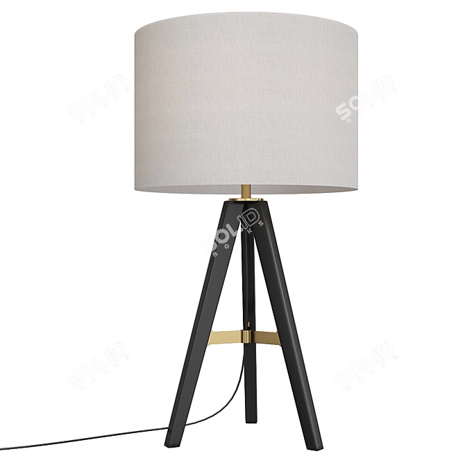 Elegant Martus Table Lamp 3D model image 1