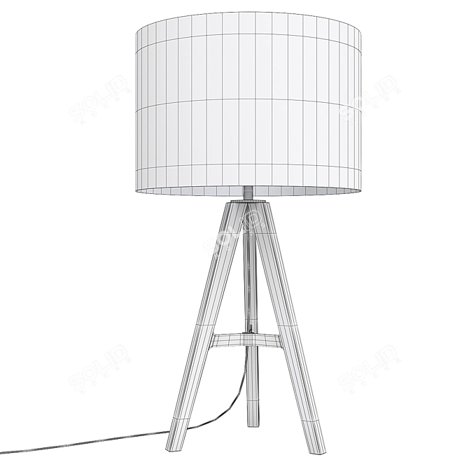 Elegant Martus Table Lamp 3D model image 2