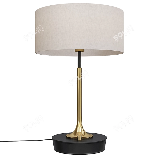 Sleek Pepin Table Lamp: Modern Elegance for Any Space 3D model image 1
